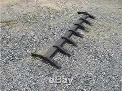 bobcat skid steer tooth bar|skid steer bucket blades.